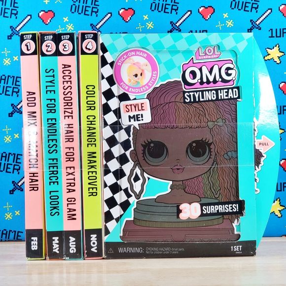 LOL Surprise OMG Neonlicious Neon Styling Head with 30 Surprises - Picture 2 of 11